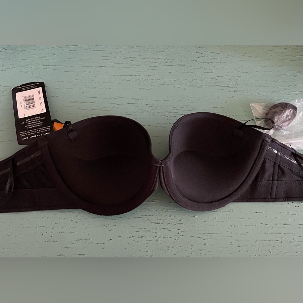 NWT Maidenform Demi Strapless Multiway Bra Black Size 34A Style 09417 - Picture 2 of 7